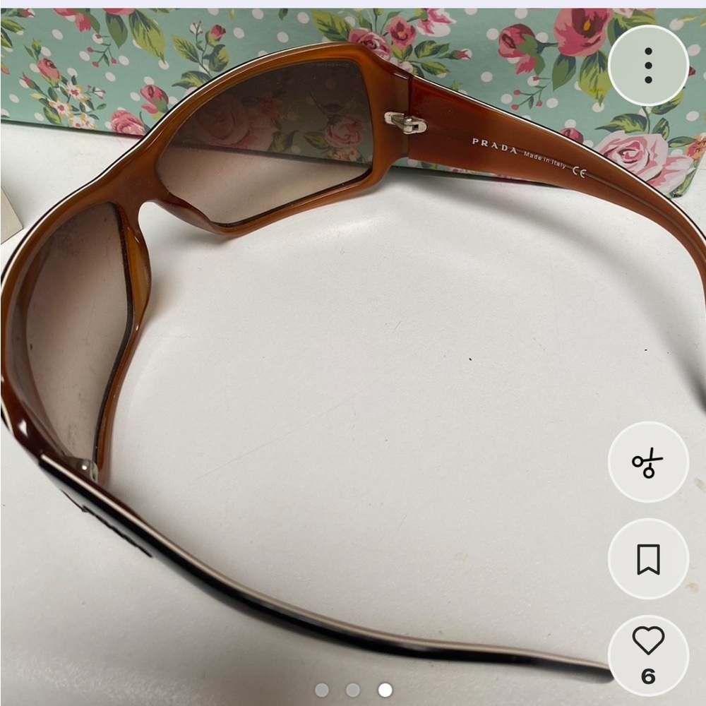Vintage Prada Brown Sunglasses - Picture 3 of 3